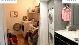 Before & After Laundry Room